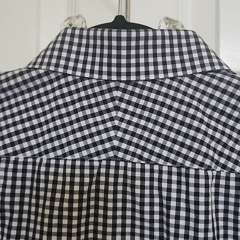 Original Penguin Heritage Slim Fit Shirt Neck Size 16 34/35 - Picture 8 of 9